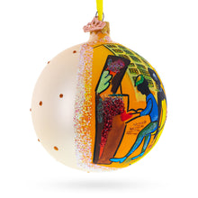 Load image into Gallery viewer, Swinging' Jazz Band Glass Ball Christmas Ornament 4 Inches