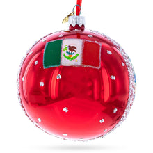 Load image into Gallery viewer, Malecon Boardwalk, Puerto Vallarta, Mexico Glass Ball Christmas Ornament 4 Inches