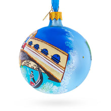 Load image into Gallery viewer, Gondola under The Rialto Bridge, Venice, Italy Glass Ball Christmas Ornament 3.25 Inches