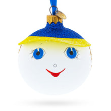 Load image into Gallery viewer, Boy in the Hat Glass Ball Christmas Ornament 3.25 Inches