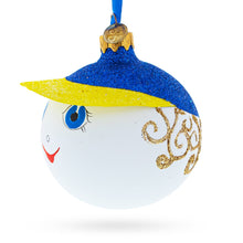 Load image into Gallery viewer, Boy in the Hat Glass Ball Christmas Ornament 3.25 Inches