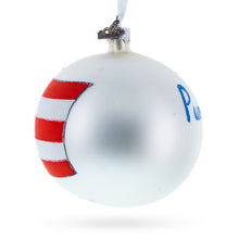 Load image into Gallery viewer, Flag of Puerto Rico Glass Ball Christmas Ornament 4 Inches