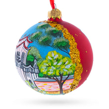 Load image into Gallery viewer, Temple of Literature &amp; National University, Hanoi, Vietnam Glass Ball Christmas Ornament 4 Inches