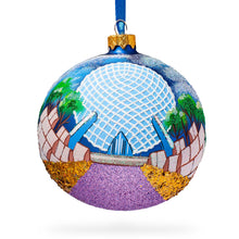 Load image into Gallery viewer, Epcot Park in Orlando, Florida Glass Ball Christmas Ornament 4 Inches