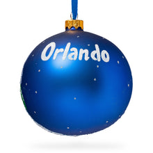 Load image into Gallery viewer, Epcot Park in Orlando, Florida Glass Ball Christmas Ornament 4 Inches