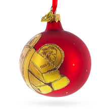 Load image into Gallery viewer, Gold Bars and Coins Glass Ball Christmas Ornament 3.25 Inches