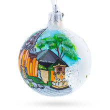 Load image into Gallery viewer, Sacred Monkey Forest Sanctuary, Bali, Indonesia Glass Ball Christmas Ornament 3.25 Inches