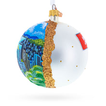 Load image into Gallery viewer, Victoria Peak, Hong Kong Glass Ball Christmas Ornament 4 Inches
