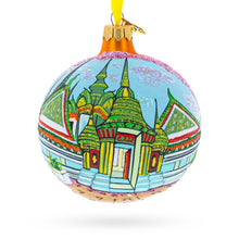 Load image into Gallery viewer, Wat Phra Chetuphon (Wat Pho), Bangkok, Thailand Glass Ball Christmas Ornament 4 Inches