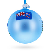 Load image into Gallery viewer, Queenstown, New Zealand Glass Ball Christmas Ornament 4 Inches