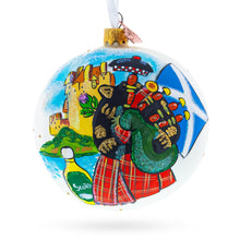 Load image into Gallery viewer, Scottish Heritage Glass Christmas Ornament 4 Inches