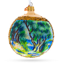 Load image into Gallery viewer, 1883 Pierre-Auguste Renoir &quot;Landscape on the Coast, near Menton&quot; Glass Ball Christmas Ornament 4 Inches