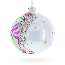 Load image into Gallery viewer, 1928 Georgia O&#39;Keeffe &quot;Two Calla Lilies on Pink&quot; Glass Ball Christmas Ornament 4 Inches