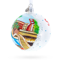Load image into Gallery viewer, River Walk in San Antonio, Texas, USA Glass Ball Christmas Ornament 4 Inches