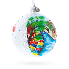 Load image into Gallery viewer, River Walk in San Antonio, Texas, USA Glass Ball Christmas Ornament 4 Inches