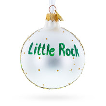 Load image into Gallery viewer, Central High School National Historic Site, Little Rock, Arkansas, USA Glass Ball Christmas Ornament 3.25 Inches