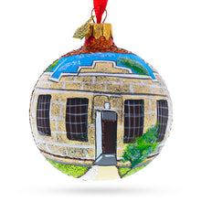 Load image into Gallery viewer, Old Idaho Penitentiary, Boise, Idaho, USA Glass Ball Christmas Ornament 3.25 Inches