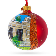 Load image into Gallery viewer, Old Idaho Penitentiary, Boise, Idaho, USA Glass Ball Christmas Ornament 3.25 Inches
