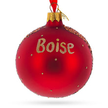 Load image into Gallery viewer, Old Idaho Penitentiary, Boise, Idaho, USA Glass Ball Christmas Ornament 3.25 Inches