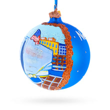Load image into Gallery viewer, The National WWII Museum, New Orleans, Louisiana, USA Glass Ball Christmas Ornament 4 Inches