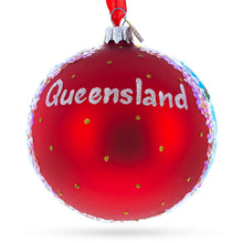 Load image into Gallery viewer, Queensland, Australia Glass Ball Christmas Ornament 4 Inches