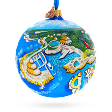 Load image into Gallery viewer, Theme Park at Riviera Maya, Playa del Carmen, Mexico Glass Ball Christmas Ornament 4 Inches