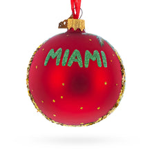 Load image into Gallery viewer, Lincoln Road, Miami, Florida, USA Glass Ball Christmas Ornament 3.25 Inches