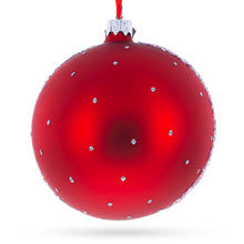 Load image into Gallery viewer, Floral Meadow Painting Glass Ball Christmas Ornament 4 Inches