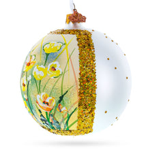 Load image into Gallery viewer, Summer in Bloom Painting Glass Ball Christmas Ornament 4 Inches