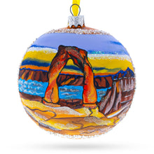 Load image into Gallery viewer, Arches National Park, Utah, USA Glass Ball Christmas Ornament 4 Inches