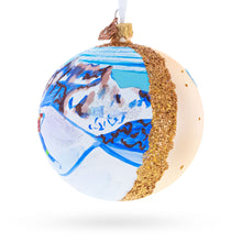 Load image into Gallery viewer, Chamonix Ski Resort, France Glass Ball Christmas Ornament 4 Inches