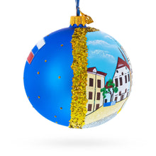 Load image into Gallery viewer, Old Town in Bratislava, Slovakia Glass Ball Christmas Ornament 4 Inches