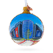 Load image into Gallery viewer, Prudential Center, Newark, New Jersey, USA Glass Ball Christmas Ornament 3.25 Inches