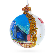 Load image into Gallery viewer, Prudential Center, Newark, New Jersey, USA Glass Ball Christmas Ornament 3.25 Inches