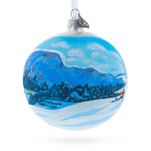Load image into Gallery viewer, St. Moritz, Switzerland Glass Ball Christmas Ornament 4 Inches