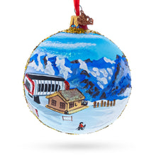 Load image into Gallery viewer, Val d 'Isere, France Glass Ball Christmas Ornament 4 Inches