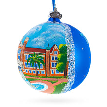 Load image into Gallery viewer, Tallahassee, Florida, USA Glass Ball Christmas Ornament 4 Inches
