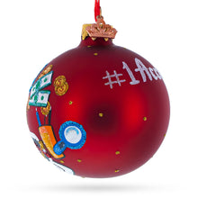 Load image into Gallery viewer, Accountant Bookkeeper Glass Ball Christmas Ornament 3.25 Inches
