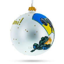 Load image into Gallery viewer, Ukrainian Armed Forces Glass Ball Christmas Ornament 4 Inches