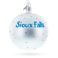 Load image into Gallery viewer, Falls Park, Sioux Falls, South Dakota, USA Glass Ball Christmas Ornament 4 Inches