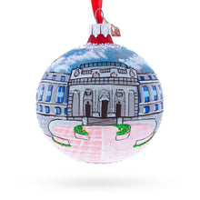 Load image into Gallery viewer, U.S. Naval Academy, Annapolis, Maryland, USA Glass Ball Christmas Ornament 3.25 Inches