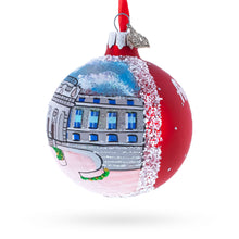 Load image into Gallery viewer, U.S. Naval Academy, Annapolis, Maryland, USA Glass Ball Christmas Ornament 3.25 Inches