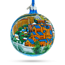Load image into Gallery viewer, Old Town (Altstadt), Tbilisi, Georgia Glass Ball Christmas Ornament 4 Inches