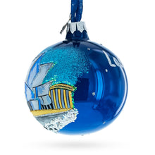 Load image into Gallery viewer, Concert Hall Los Angeles, California Glass Ball Christmas Ornament 3.25 Inches