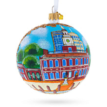 Load image into Gallery viewer, Independence Hall, Philadelphia, Pennsylvania, USA Glass Ball Christmas Ornament