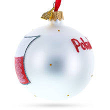 Load image into Gallery viewer, Flag of Poland Glass Ball Christmas Ornament