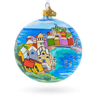 Cinque Terre, Italy Glass Ball Christmas Ornament