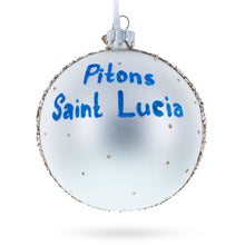 Load image into Gallery viewer, The Pitons, St. Lucia Glass Ball Christmas Ornament