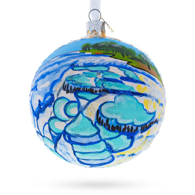 Pamukkale Thermal Pools, Turkey Glass Ball Christmas Ornament