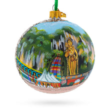 Load image into Gallery viewer, Batu Caves, Malaysia Glass Ball Christmas Ornament